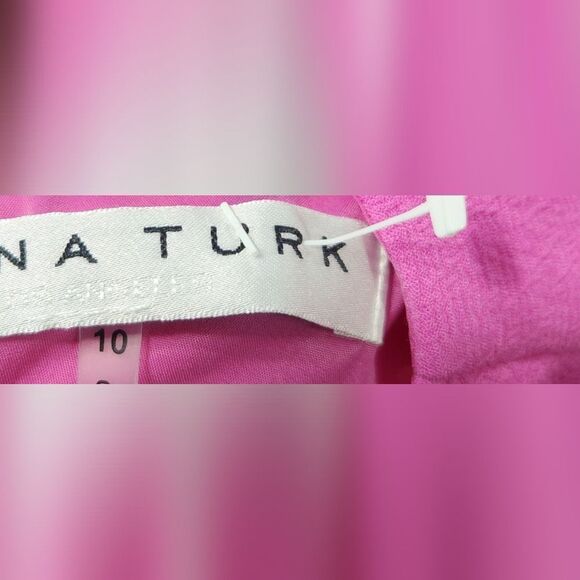 Trina Turk Jacinta Petal Sleeve Shift Dress Size 10 - Picture 9 of 9